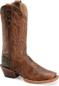 Brown Double H Boot 13 Inch Cattle Baron Wide Square Toe Buckaroo